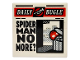 Part No: 3068pb1725  Name: Tile 2 x 2 with Newspaper 'DAILY BUGLE' and 'SPIDER MAN NO MORE?' Pattern