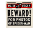 Part No: 3068pb1731  Name: Tile 2 x 2 with Newspaper 'DAILY BUGLE' and 'REWARD! FOR PHOTOS OF SPIDER-MAN' Pattern