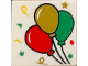 Part No: 3068pb2198  Name: Tile 2 x 2 with Confetti and Balloons Left Side Pattern