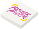 Part No: 3068pb2356  Name: Tile 2 x 2 with Magenta and Bright Light Orange Masterpiece Logo Pattern