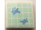 Part No: 3068pb2363  Name: Tile 2 x 2 with Light Aqua Tiles and Medium Blue Water Splashes Pattern (Sticker) - Set 41710