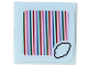 Part No: 3068pb2455  Name: Tile 2 x 2 with Super Mario Scanner Code Cloud Pattern (Sticker) - Set 71441