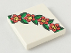 Part No: 3068px92  Name: Tile 2 x 2 with 4 Flowers and Leaves Pattern