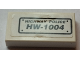Part No: 3069pb0544  Name: Tile 1 x 2 with 'HIGHWAY POLICE HW-1004' Pattern (Sticker) - Set 8152