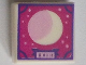 Part No: 3070pb197  Name: Tile 1 x 1 with Crescent Moon, Roman Numerals 'XVIII' and Scrapbook Frame on Magenta Background Pattern