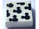 Part No: 3070pb257  Name: Tile 1 x 1 with Black Mickey Mouse Head Silhouettes Pattern