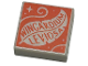 Part No: 3070pb321  Name: Tile 1 x 1 with 'WINGARDIUM LEVIOSA', Feather, Swirl, Dots and Sparkle on Coral Background Pattern