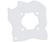 Part No: 3148foam04c  Name: Foam Part for Set 3148 - Scala Snowy Ice Ground 13 x 13 with Cutout and 5 Holes