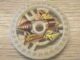 Part No: 32355pb01  Name: Technic, Disk 5 x 5 - RoboRider Talisman Wheel, Driller Mold with Robot Pattern