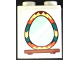 Part No: 3245cpb281  Name: Brick 1 x 2 x 2 with Inside Stud Holder with Egg-Shaped Mirror on Shelf Pattern (Sticker) - Set 40449