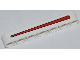 Part No: 32524pb011  Name: Technic, Liftarm Thick 1 x 7 with Red Line Pattern (Sticker) - Set 42011