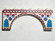 Part No: 3307px1  Name: Arch 1 x 6 x 2 with Indian Pattern