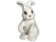 Part No: 33207pb01  Name: Bunny / Rabbit, Belville with Orange Eyes and Black Nose Pattern