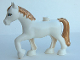 Part No: 3426pb01  Name: Duplo Horse with Gold Mane and Tail, Eyelashes Pattern