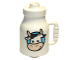 Part No: 35092pb01  Name: Duplo Utensil Milk Bottle with Handle with Cow Head Pattern