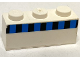 Part No: 3622pb159  Name: Brick 1 x 3 with Ferry Squares Light Blue and Black in 1 Line Pattern (Sticker) - Set 1554