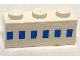 Part No: 3622pb160  Name: Brick 1 x 3 with Ferry Squares Light Blue Pattern (Sticker) - Set 1554