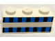 Part No: 3622pb161  Name: Brick 1 x 3 with Ferry Squares Light Blue and Black in 2 Lines Pattern (Sticker) - Set 1554