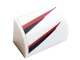 Part No: 37352pb009L  Name: Slope, Curved 1 x 2 x 1 with Black and Red Stripe Pattern Model Left Side (Sticker) - Set 76896