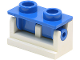 Part No: 3937c03  Name: Hinge Brick 1 x 2 with Blue Top Plate (3937 / 3938)
