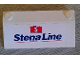 Part No: 3939pb04  Name: Slope 33 3 x 6 with Inner Walls with Stena Line Ferry Pattern (Sticker) - Set 2998