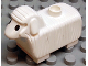 Part No: 4012pb01  Name: Duplo Sheep with Flat Ears, Black Eyes Pattern