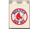 Part No: 4066pb133  Name: Duplo, Brick 1 x 2 x 2 with Boston Red Sox Logo Pattern with Plain Back