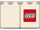 Part No: 4066pb254  Name: Duplo, Brick 1 x 2 x 2 with Lego Logo Small Pattern