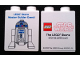 Part No: 4066pb367  Name: Duplo, Brick 1 x 2 x 2 with LEGO Store Master Builder Event Star Wars R2-D2 2010 Pattern