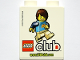 Part No: 4066pb379  Name: Duplo, Brick 1 x 2 x 2 with Lego Club www.LEGOclub.com Pattern (European Exclusive)