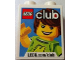 Part No: 4066pb461  Name: Duplo, Brick 1 x 2 x 2 with Lego Club LEGO.com/club and Max Pattern