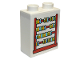 Part No: 4066pb765  Name: Duplo, Brick 1 x 2 x 2 with Abacus Pattern
