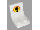 Part No: 4079pb01  Name: Minifigure, Utensil Seat / Chair 2 x 2 with Dr. Inferno Logo Pattern (Sticker) - Set 8637