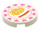 Part No: 4150px32  Name: Tile, Round 2 x 2 with Hearts, Hot Dog, French Fries Pattern