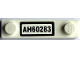 Part No: 41740pb012  Name: Plate, Modified 1 x 4 with 2 Studs with Groove with 'AH60283' Pattern (Sticker) - Set 60283