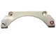 Part No: 42531pb007R  Name: Technic, Panel Car Mudguard Arched #30 9 x 2 x 3 Straight Top with Red Vodafone and Black Puma Logos Pattern Model Right Side (Stickers) - Set 42137