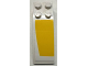 Part No: 44126pb062R  Name: Slope, Curved 6 x 2 with Yellow Curved Panel Pattern Model Right Side (Sticker) - Set 75181