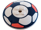 Part No: 44375bpb20  Name: Dish 6 x 6 Inverted (Radar) - Solid Studs with Dark Blue and Coral Soccer Ball / Football Pattern