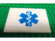 Part No: 4515pb041  Name: Slope 10 6 x 8 with Blue EMT Star of Life Pattern (Sticker) - Set 3312