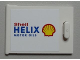 Part No: 4533pb001  Name: Container, Cupboard 2 x 3 x 2 Door with Red 'Shell', Blue 'HELIX MOTOR OILS', and Shell Logo Pattern (Sticker) - Set 1253-1