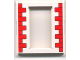 Part No: 45402px1  Name: Door, Frame 2 x 8 x 8 with Red Bricks Pattern