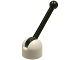 Part No: 4592c02  Name: Antenna Small Base with Black Lever (4592 / 4593)