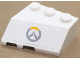 Part No: 48165pb004  Name: Wedge 3 x 3 Sloped Right with Overwatch Logo Pattern (Sticker) - Set 75975