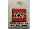 Part No: 48995pb12  Name: Tile, Modified 3 x 2 with Hole with LEGO Logo Small and '©2007 Viacom and the LEGO Group.' Pattern