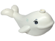 Part No: 49518pb02  Name: Whale with Sand Blue Eyes Pattern