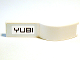 Part No: 50947pb011L  Name: Vehicle, Mudguard 1 x 4 1/2 with 'YUBI' Pattern Model Left Side (Sticker) - Set 8149