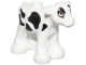 Part No: 5150pb01  Name: Calf Baby Cow, Friends with Reddish Brown Eyes and Black Spots Pattern