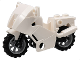 Part No: 52035c02  Name: Motorcycle City with Black Chassis (Long Fairing Mounts) and Light Bluish Gray Wheels