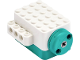 Part No: 5304c01  Name: Electric, Motor Education Science, Single with Dark Turquoise Base