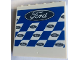 Part No: 59349pb214  Name: Panel 1 x 6 x 5 with Ford Large and Small Logos Pattern (Sticker) - Set 75881